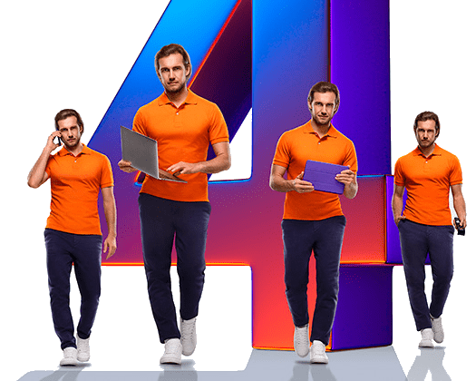 Великолепная четверка Ростелеком в&nbsp;деревня Атяевка (Орловская область)